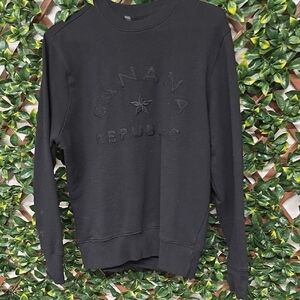 Banana Republic Black Crewneck Sweatshirt
